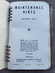 1943 Westinghouse Maintenance Hints Manual