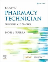 Mosby’s Pharmacy Technician: – Paperback, by Elsevier Inc; Davis – Very Good w