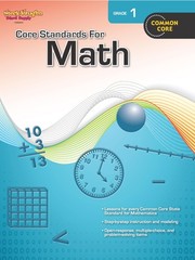Steck-vaughn Core Standards for Math, Grade 1