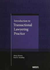 Introduction to Transactional Lawyering Practice (Coursebook)