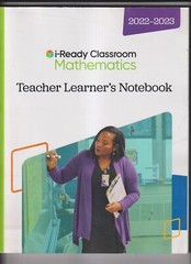 i-READY CLASSROOM MATHEMATICS TEACHER LEARNER’S NOTEBOOK 2022-2023 UNUSED