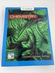Cengage Chemistry 10th Edition Hardcover 2019 Steven/Susan Zumdahl DeCoste
