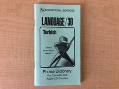 Turkish Phrase Book / Dictionary – Pocket Size – by Language/30