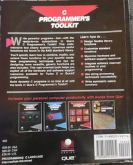 C Programmer’s Toolkit, Jack J. Purdum, 1989