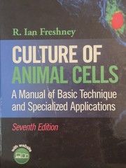 Culture of Animal Cells by R. Ian Freshney (Hardback, 2016)