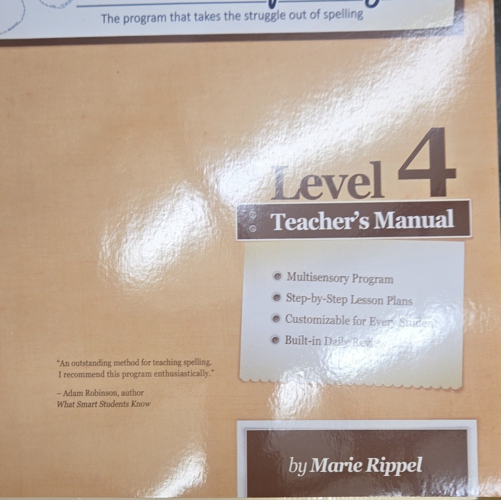 All About Spelling Teacher’s Manual and Student Packet
