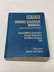 1996 Motor Wiring Diagram Manual A/C Gen Motors Chrysler Ford Prof Service Ed