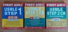 First Aid for the USMLE Step 1, 2 CS 6th Edition, 2 CK Tenth Edition Set 3 Books