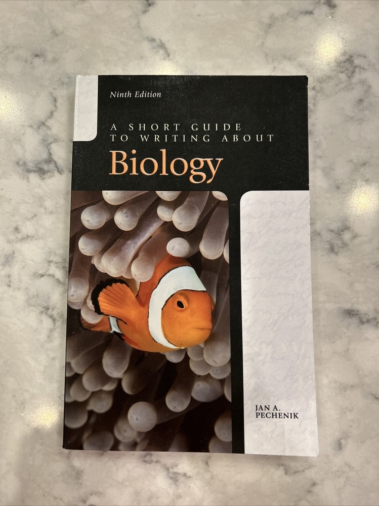 New! A Short Guide to Writing About Biology Pechenik Ninth Edition!