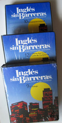Ingles Sin Barreras Barriers Volumes 9, 10, 12, NEW Each W. DVD, CD & Workbook +