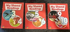 Benchmark Advance Gr. K My Shared Readings, Units 3-4, 5-6, 9-10 (3 Book Set)