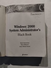Windows 2000 System Administrator’s Black Book by Various Authors 2001 Paperback