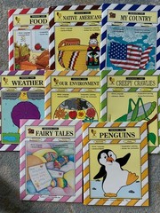 Vintage 90’s Teacher Created Materials Primary Thematic Units 8 Books Homeschool