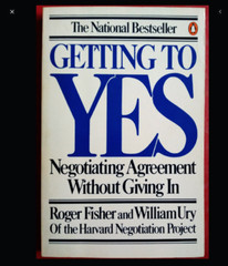 GETTING TO YES a paperback book Negotiating Agreement Without Giving In!