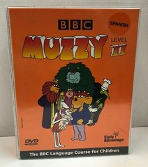 MUZZY BBC Spanish Level II DVD CD Language Course Complete Booklets Unused Set