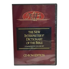 The New Interpreters Dictionary of the Bible CD ROM Edition Abingdon Used