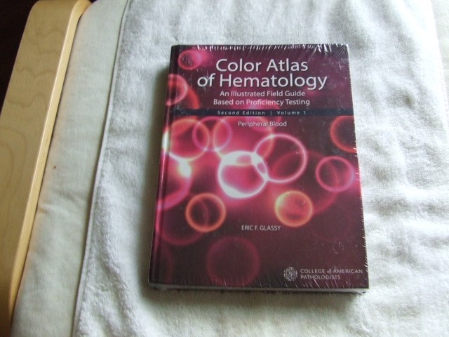 COLOR ATLAS OF HEMATOLOGY – by Eric F. Glassy HC 2018 NEW IN WRAP