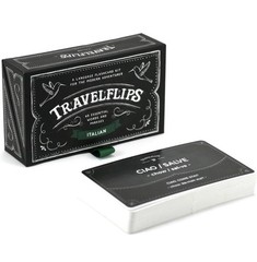 Travel Flips English ITALIAN Flashcards Learn 60 Essential Words Gently Used