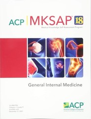 MKSAP (R) 18 General Internal Medicine