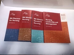 ATI RN Nursing Content Mastery Bundle – 4 Books – Med Surg Peds