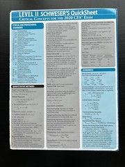 2020/2021 CFA Level 2 Kaplan Schweser Notes – Full Set + Quick Sheet Used