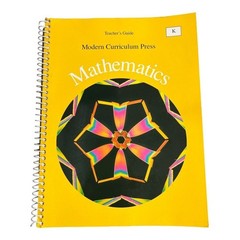 MCP Mathematics Level K Teachers Guide Grade K 1994 Spiral Bound Homeschool W101
