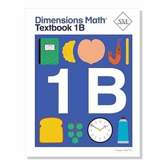 Dimensions Math Textbook 1B | – Paperback, by Singapore Math Inc. – Acceptable n