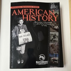 Master Books Curriculum American History James Stobaugh HS PB 2012 Revised Ed