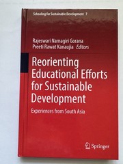 Reorienting Educational Efforts for Sustainable Development Hardback New (no 7)