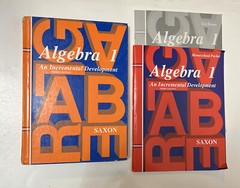 Saxon Algebra 1 (3rd Edition) SET Textbook, Answer Key & Test Forms, Very Good