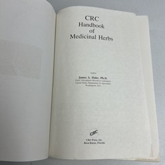 Handbook of Medicinal Herbs By James A. Duke Second Edition-1986 CRC Press