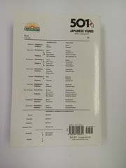 501 Verbs Ser.: 501 Japanese Verbs by Roland A. Lange (1998, Trade Paperback)