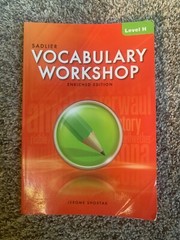 Sadlier Vocabulary Workshop Enriched Edition Level H By Jerome Shostak 