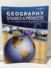 Abeka Geography Studies Projects Western Hemisphere Third Edition Teacher Key