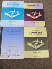 Harold Jacobs GEOMETRY Third Edition Student Text Teacher Guide Test Ban 3rd SET