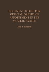 John F. Richard Document Forms for Official Orders of App (Hardback) (UK IMPORT)