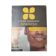 Living Language Spanish Complete Edition Sealed 3 Books 9 CDs Beginner Advanced