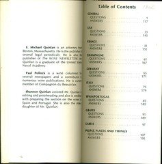 Wine Trivia — 1st ed. 10th Printing, 1985 –E. Quinlan, Pollock & S. Quinlan