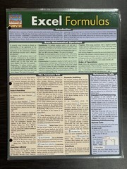 Excel Formulas Quick Study Computer By BarCharts Inc. John Hales & Krista Jensen