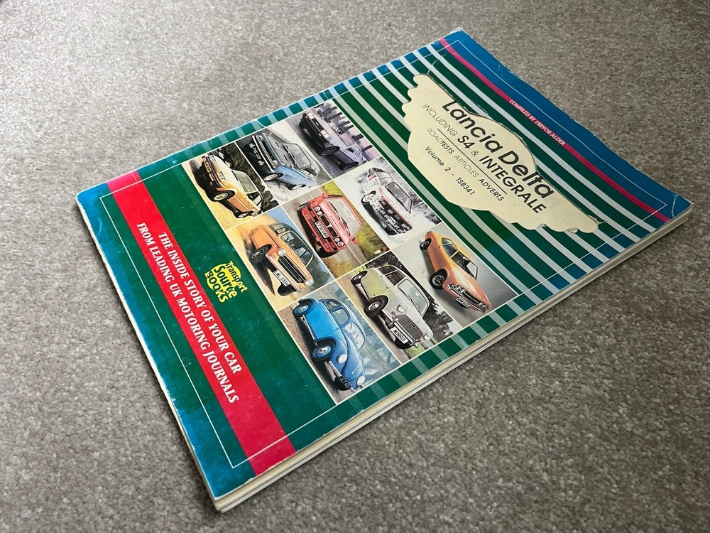 Lancia Delta Inc S4 & Integrale – Paperback Road Tests /Advert Book Trevor Alder