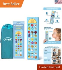 24 Talking AAC Device for Autism – 6 Programmable Buttons, Adjustable Volume