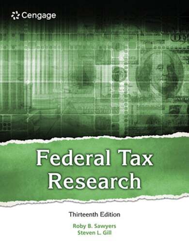 Federal Tax Research by Roby Sawyers: New
