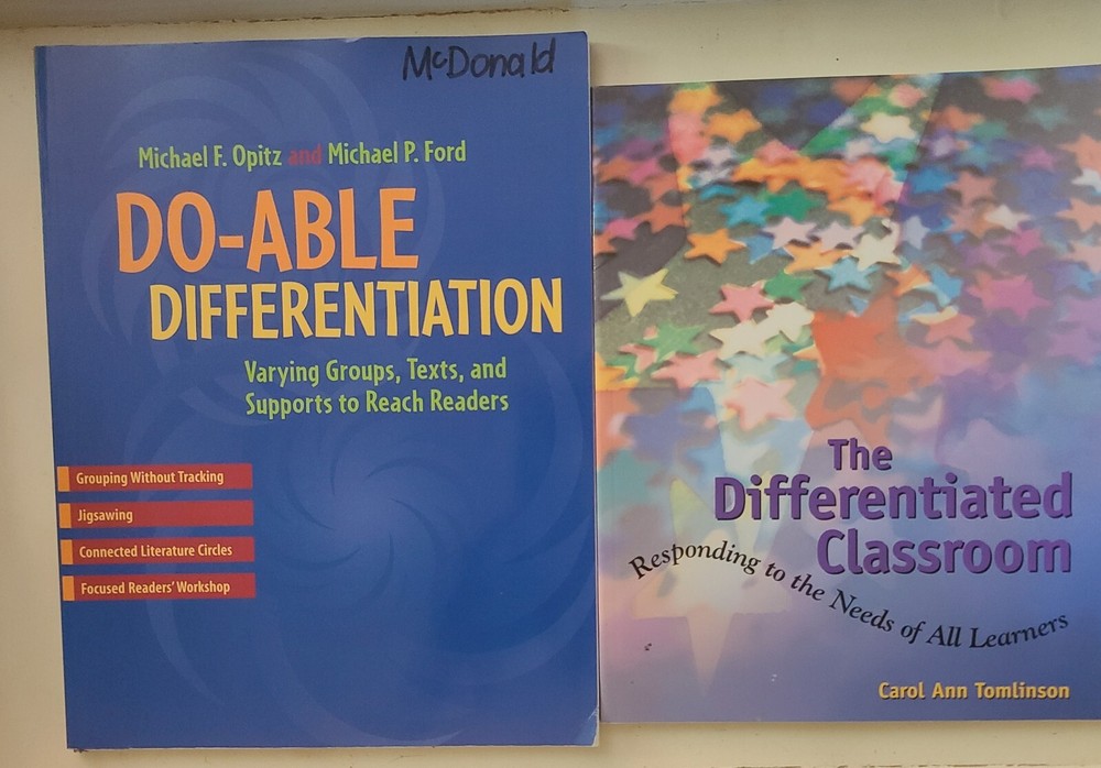 2-Book Lot ~ DIFFERENTIATED CLASSROOM + DO-ABLE DIFFERENTIATION~ Paperback- VG