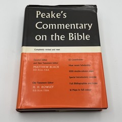 Peake’s Commentary on the Bible Revised Matthew Black H.H. Rowley Thomas Nelson