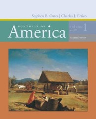 Portrait of America to 1877 Paperback Charles J., Oates, Stephen