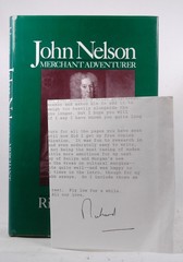 Signed First Edition Johnson, Richard R. – John Nelson, Merchant Adventurer: A L