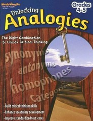 Unlocking Analogies Grade 4-5 – paperback, 1419033913