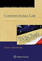 Constitutional Law : Principles and Policies Paperback Erwin Chem