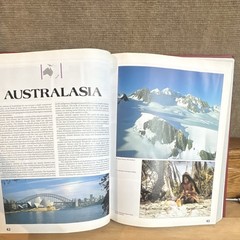 Pictorial Atlas of the World Hardcover Illustrated World Geography, Mead