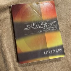 The Ethical and Professional Practice of Coun- 0205435254, Len Sperry, paperback